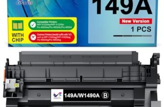 ONLYU 149A W1490A Toner con Chip Compatibile per HP 149 A 149X W1490A W1490X Toner Per LaserJet Pro 4002dn 4002dw 4002d 4002 MFP 4102fdn 4102fdw 4102dw (1 Nero)