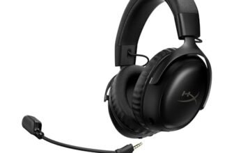 HyperX Cloud III S Wireless, Cuffie Bluetooth, Audio 3D, Microfono Noise-Cancelling, Fino a 200 ore di Autonomia, Dongle USB-C, Compatibili con PC, PS5, Nintendo Switch, Nero