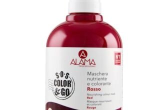 S.O.S Color 6 Go Maschera Colorante Riflesssante e Ravvivante, Rosso, 300 Millilitri