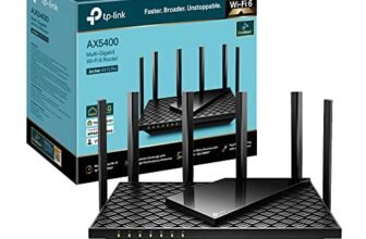 TP-Link Archer AX72 Pro Router AX5400Mbps Wi-Fi 6, 2.5G Porta WAN/LAN, Larghezza di Banda 160MHz, USB 3.0, Streaming 8K, Ampia Copertura, Client e Server VPN, TP-Link HomeShield, MU-MIMO, OFDMA