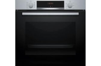 Bosch HBA534BS3F, Forno da incasso, EcoClean: pulizia della parete posteriore senza alcun detergente, Display LED Rosso,Inox, 60 x 60 cm