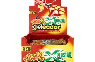 Goleador Xplosion Cola, Caramelle Gommose Ripiene, Gusto Cola, Box da 150 Caramelle Incartate Singolarmente – Idee Regalo per Compleanni e Feste