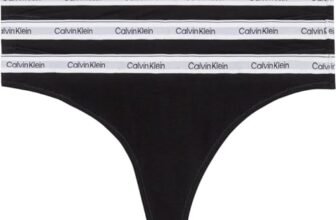 Calvin Klein Perizomi Donna Confezione da 3 Modern Logo Tanga, Nero (Black/Black/Black), S