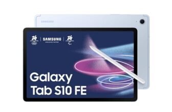 Samsung Galaxy Tab S10 FE, 3 anni di garanzia, Android Tablet, Display 10.9″ LCD, Wifi, RAM 8GB, 128GB, 8.000 mAh, S Pen, Android 15, IP68, Blue [Versione italiana]
