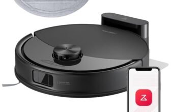 roborock Q10 S5 Set Robot Aspirapolvere, 10.000Pa, Panno Sollevabile, Pulizia VibraRise 2.0(3000 volte/min), Anti-groviglio, Evitamento degli Ostacoli, Strategie dei Tappeti, Controllo APP, Nero