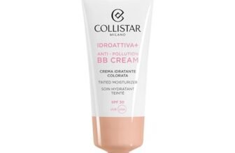 Collistar Idroattiva+, BB Cream Viso Antipollution, Idratazione 100H, SPF 30, Texture Impalpabile, per Tutti i Tipi di Pelle, anche Sensibili, N.1 Chiaro, 50ml