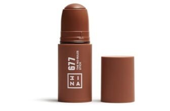 3INA MAKEUP – The No – Rules Stick 677 – Blush in Crema Marrone con Acido ialuronico – Blush Stick per Occhi Labbra e Guance – Blush dal Finitura naturale – Vegan – Cruelty Free