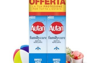 Autan Family Care Spray Antizanzare, Repellente Zanzare, Dermatologicamente Testato, Protezione Efficace Per Tutta la Famiglia fino a 4 Ore, 2 Confezioni da 100ml