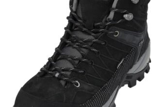 CMP Rigel Mid Trekking Shoes Wp, Scarpe da trekking Uomo, Nero-Grey, 46 EU