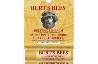 Burt’s Bees Balsamo per Labbra, Confezione Multipla Doppia da 4.25 g, con Cera d’Api e Vitamina E