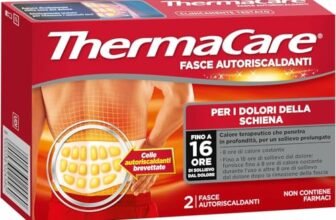 ThermaCare Schiena 2 Fasce Monouso Autoriscaldanti a 8 ore di Calore Costante Terapeutico per i Dolori della Schiena