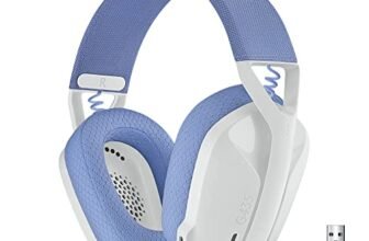 Logitech G G435 LIGHTSPEED, cuffia gaming wireless e Bluetooth – cuffie leggere over-ear, microfoni integrati, batteria da 18 ore, Dolby Atmos, PC, PS4, PS5, Nintendo Switch/Switch 2, mobile – Bianco