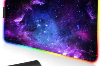 UCMDA RGB Tappetino Mouse Gaming – Grande Tappetino per Mouse LED XXL 800x300mm, 12 RGB Effetti Luce Mouse Pad da Gioco Base di Gomma Antiscivolo per Tastiera, Laptop,Computer, PC, Gamer