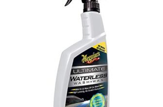 Meguiar’s Ultimate Waterless Wash & Wax, Shampo a Secco per Auto e Moto – Lavaggio Rapido e Delicato, Lascia una Barriera di Cera Lucida, 768 ml, G3626EU