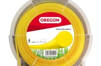 Oregon Filo da Taglio Tondo Giallo per Decespugliatori e Tagliaerba, in Nylon Professionale, Adatto alla Maggior Parte dei Decespugliatori, 3,0 mm x 169 m (69-371-Y)
