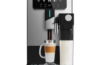 Cecotec Macchina Caffè Espresso Superautomatica Cremmaet Latte Art. 1500W, 19Bar, Thermoblock, 6 Bevande, Serbatoio Caffè 150g, Macinino Conico, Pulizia Automatica, Serbatoio Acqua 1.1L e Latte 400ml