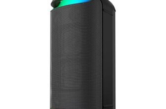 Sony SRS-XV800 – Altoparlante wireless per feste con potente audio a 360° e MEGA BASS – 25 ore di durata della batteria, portatile, per interni ed esterni, illuminazione, karaoke – nero