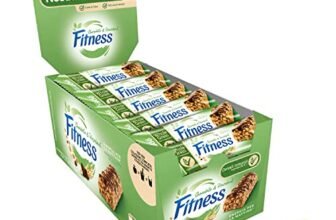 FITNESS Chocolate Hazelnut Barrette Cereali Integrali con Cioccolato al Latte e gusto Nocciola, 24 Barrette da 22,5g (540g)