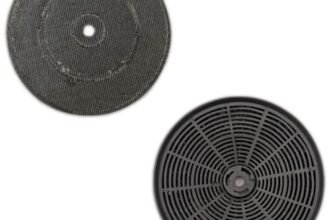 DL SERVICE Filtro Carbone Attivo per Cappa Aspirante Elica FB01UA Mod.46 | Ø17,3 mm x h 3,5 49011522 9029793792 50290906 per Electrolux, Whirlpool, Elica, Candy