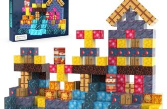 Desire Deluxe Cubi Magnetici per Bambini – Blocchi di Costruzione 3D STEM, Giocattoli Magnetici Montessori per Bambini Piccoli, Giochi Educativi Prescolari, Set di Costruzioni e Bambine 3+