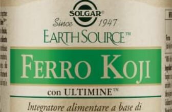 Solgar FERRO KOJI, 30 capsule vegetali – Ferro Ultimine™ da Koji fermentato – stanchezza e funzione immunitaria