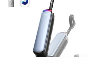 Tineco Floor One S9 Artist Aspirapolvere Lavapavimenti, Aspirazione di 22 kPa, 360° SmoothDrive, Anti-Tangle, Auto-Pulizia Flashdry a 85°C, 50 Minuti di Autonomia, 180° Lay-Flat