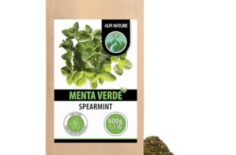 Alpi Nature Menta Verde Tè 500g, Menta Nana Essiccata e Tagliata, Tè alla Menta Marocchina Sfuso