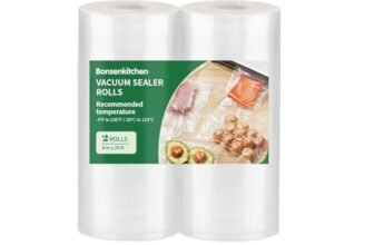 Bonsenkitchen Sacchetti per Sottovuoto,Sacchi commerciali per conservazione alimenti e cottura Sous Vide