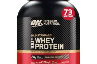 Optimum Nutrition Gold Standard 100% Whey, Proteine in Polvere, Gusto Doppio Cioccolato, 2.26kg, 73 Porzioni, La Confezione Può Variare