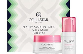 Collistar Cofanetto Regalo Donna Viso IDROATTIVA+, Crema Idratazione Profonda 50ml + Hydro-Gel Contorno Occhi 15ml, Idratazione fino a 100H, Anti-Inquinamento, 100% Vegan
