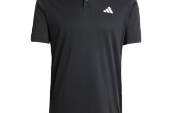 Adidas Uomo Club Tennis Polo Shirt, Black, S