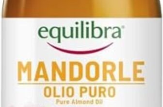 equilibra Corpo, Olio di Mandorle Puro, Olio di Mandorle Dolci, Protettivo, Nutriente ed Elasticizzante, Aiuta a Prevenire le Smagliature in Gravidanza o Durante una Dieta Ipocalorica, 500 ml