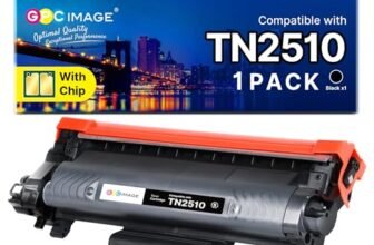 GPC Image TN2510 TN-2510 Cartuccia di Toner Compatibili per Brother TN 2510 TN2510XL per MFC-L2800DW L2827DW L2860DW L2835DW HL-L2400DWE L2445DW L2447DW DCP-L2660DW L2620DW L2665DW (1 Nero)