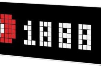 ULANZI TC001 Sveglia intelligente pixel, Contatore social media, Orologio da tavolo digitale con previsioni meteo, Tabellone segnapunti pixel art, Pomodoro orologio da comodino sala giochi e ufficio