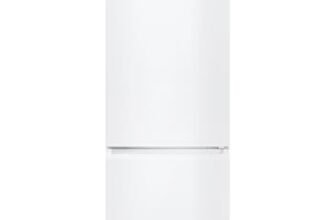 Haier, Frigorifero 2D 60 Serie 1, HDW1620DNPW, Frigorifero combinato, 377 Litri, 36 dB, Humidity Zone, Connesso, Bianco, AxLxP 204,7×65,5×74,7 cm [Classe di efficienza energetica D]