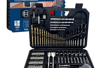 Bosch Professional Set Punte E Bit Per Legno, Pietra E Metallo, Accessori Per Utensili Di Foratura E Avvitamento, 103 Pezzi