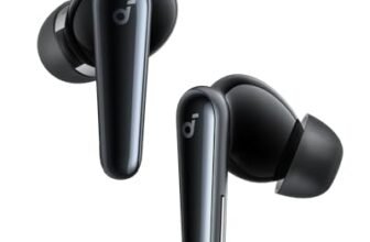 Soundcore Liberty 5 by Anker Cuffie Bluetooth Wireless con Cancellazione del Rumore, Riduzione della Voce 2X più Forte, ANC in Tempo Reale, Dolby Audio, Chiamate Chiare con 6 Mics IA, Lunga Durata