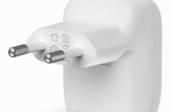 Belkin Caricabatteria da parete rapido USB Type C Power Delivery da 20W, Certificato USB-C PD 3.1 PPS, ideale per i viaggi, per iPhone Air, iPhone 16, iPad, Samsung Galaxy, Google Pixel