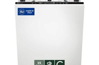 Electrolux Lavastoviglie da Incasso Serie 700,EES69400L, 15 Coperti, SatelliteClean,Tecnologia AirDry,Comandi QuickSelect, Funzione AutoOff, Sistema Beam on Floor, Silenziosità 42 dB, 60 cm