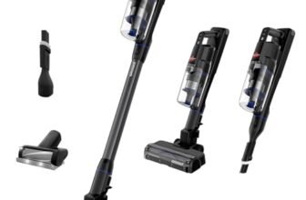 Bissell PowerClean FurGuard, Aspirapolvere Senza Fili, Motore da 280W, Spazzola a rullo Autopulente, Faretti FurFinder, Scopa Elettrica, Autoportante, Filtro HEPA, 2500 mAh Batteria Rimovibile, 4091N