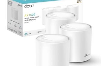 TP-Link Deco X1500(3-pack) Router WiFi 6 Mesh AX1500Mbps, 2 Porte Ethernet Gigabit, Controllo Parental, Router e Ripetitore, Compatibile con Amazon Alexa, 3 Pezzi con Copertura Fino a 520 ㎡