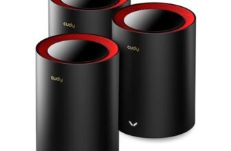 CUDY AX3000 2,5G Sistema di mesh Wi-Fi 6 Wi-Fi 6, 2,5 g WAN, Backhaul Ethernet, Ideale per 1Gig+ Internet, Wireguard, OpenVPN, Zerotier, CloudFlare, DDNS, 2023 Rilascio M3000 3-Pack