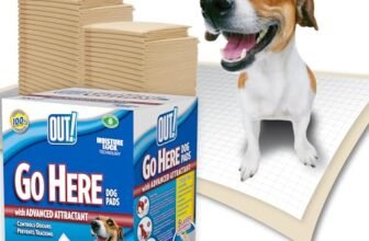 OUT! Go Here Absorbent Pet and Puppy Training Pads
