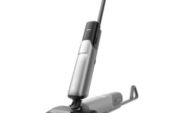 Mova X4 Pro Aspirapolvere Lavapavimenti Senza Fili, 20000Pa, Design Piatto 180°, Lavaggio Acqua Calda 100 °C, Autopulente, Antigroviglio, Regolazione Automatica, Stazione di Ricarica