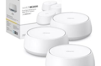 TP-Link WiFi 7 Deco BE3600 Mesh WiFi, BE3600Mbps, Dual Band, Canali 160MHz, 2 Porte Gigabit, HomeShield, MLO, 4K-QAM, Funziona con Qualsiasi ISP e Modem, 4 Antenne Interne, WPA3, Alexa, 3pz