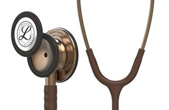 3M Littmann Stetoscopio per il monitoraggio Classic III, testina con finitura rame, tubo auricolare marrone cioccolato, 69 cm, 5809