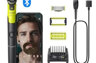 Philips OneBlade 360 Face + Body, Autentico regolabarba elettrico, rasoio e spazzola con tecnologia a 360, 1x lame 360, 1x pettine regolabile 5 in 1, 1x kit per il corpo, (modello QP4631/30)