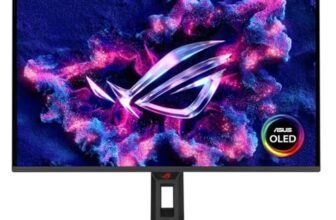 ASUS ROG Strix OLED XG27AQDNG, Monitor Gaming da 26,5″ QD-OLED (2560 x 1440), 0,03ms Response Time, 360 Hz, ELMB e Compatibile con G-SYNC, Neo Proximity Sensor, DisplayWidget Center, Nero