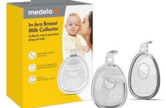 Medela raccoglitore per latte materno adatto al reggiseno, design impermeabile con tappo flessibile, forma anatomica, realizzato senza BPA, facile da pulire e lavabile in lavastoviglie, capacità 30 ml