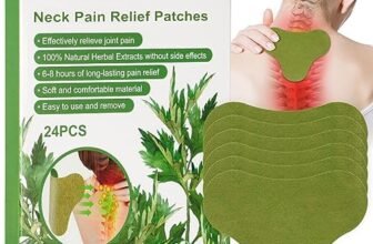 ACWOO Patch per Sollievo dal Dolore, 24 Pezzi Collo Patch Anti Dolore Toppa di Calore Autoadesiva, Cerotti Antidolorifici per Alleviare Il Dolore, al Collo, alla Spalla, al Ginocchio